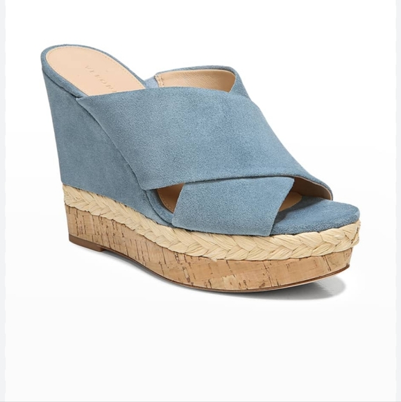 Veronica Beard Shoes - VERONICA BEARD Loro Platform Wedge Sandal SZ 10